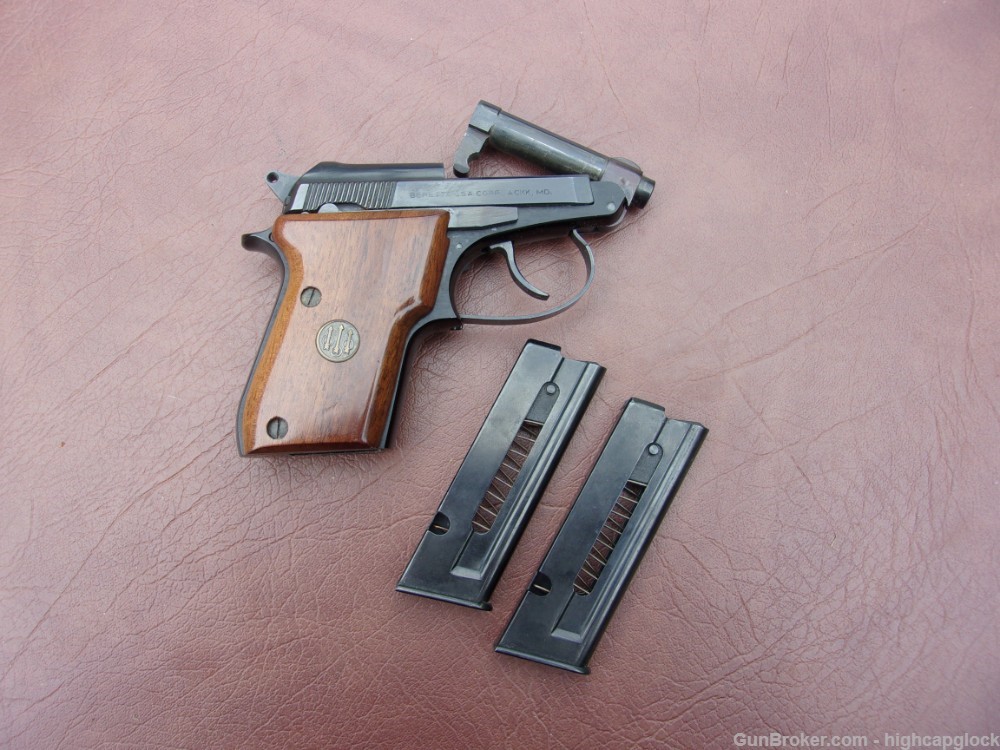 Beretta 21A .22lr 2.5" Pistol w/ Tip Up Barrel & 2 Mags SO NICE $1START-img-17