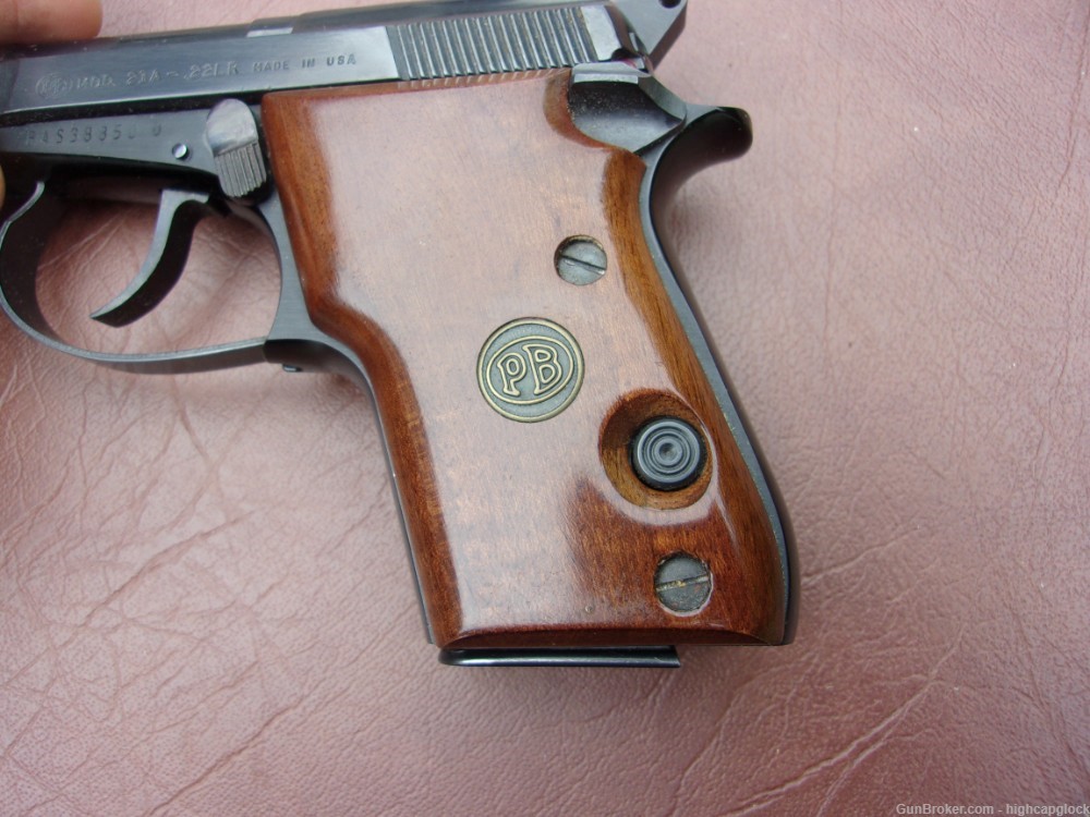 Beretta 21A .22lr 2.5" Pistol w/ Tip Up Barrel & 2 Mags SO NICE $1START-img-4