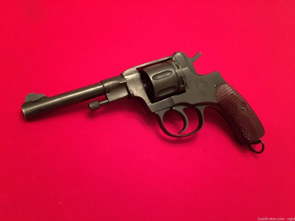 Mosin Nagant 1895 Russian 7.62x38R Revolver w/Holster 1944 (No CC Fees)-img-1