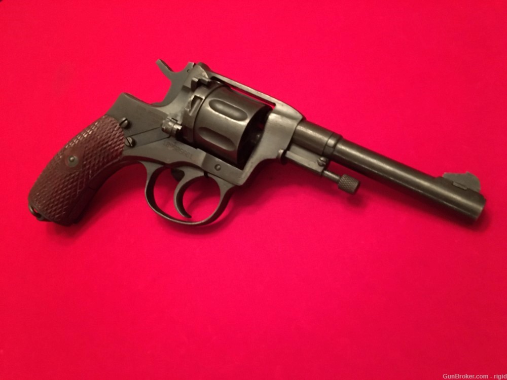 Mosin Nagant 1895 Russian 7.62x38R Revolver w/Holster 1944 (No CC Fees)-img-3