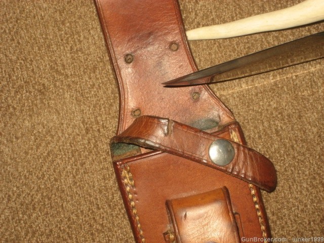 VINTAGE 1960's ERA STAG MODEL 19 RANDALL BUSHMASTER JRB SHEATH "WOW" !!-img-6