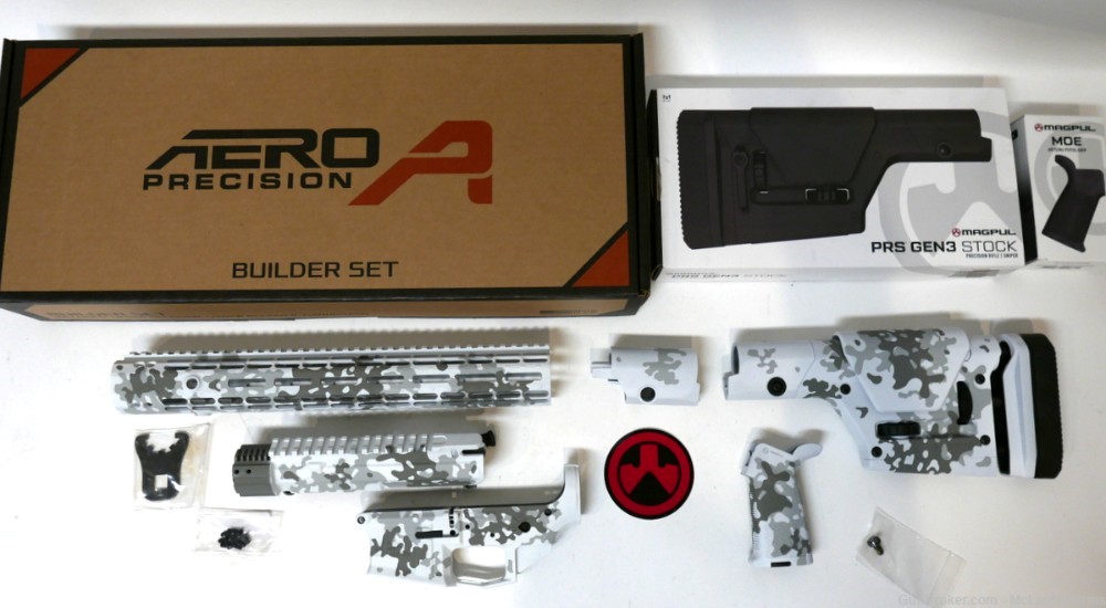 Aero Precision M4E1-E Builder Set +EM15 M-LOK Handguard & Magpul Stock PRS -img-2