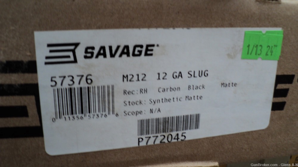 NEW Savage 212 Bolt Action Slug 12GA 22" TrueTimber 57376 .01 NR-img-11