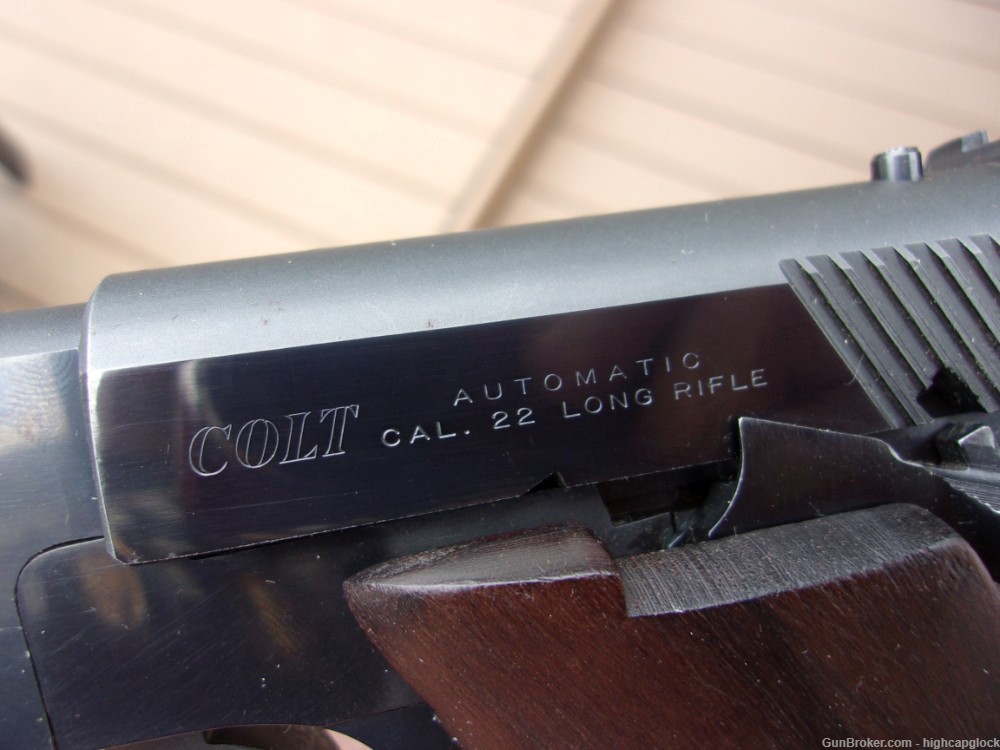 Colt Huntsman .22lr 4.5" Pistol w/ Box & Manual 1968 SO NICE $1START-img-5
