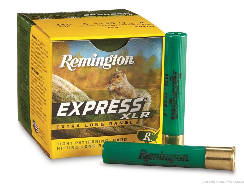 Remington 3 inch 410 gauge number 4 shot by the box-img-0