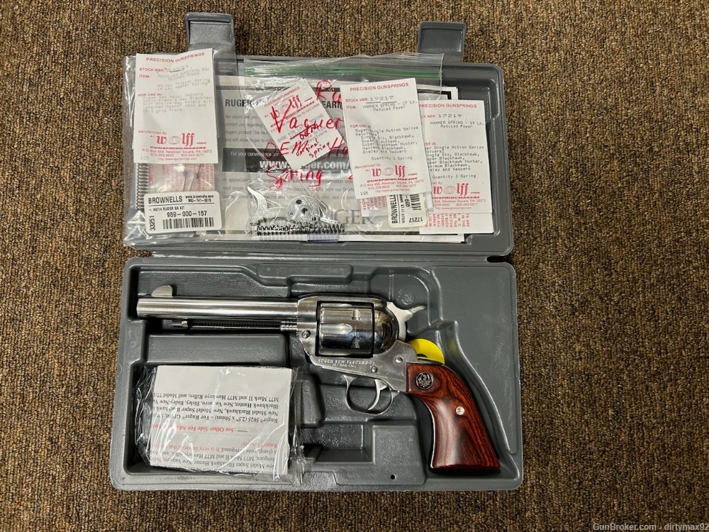 Ruger New Vaquero chambered in .357 Mag Penny Start No Reserve -img-0