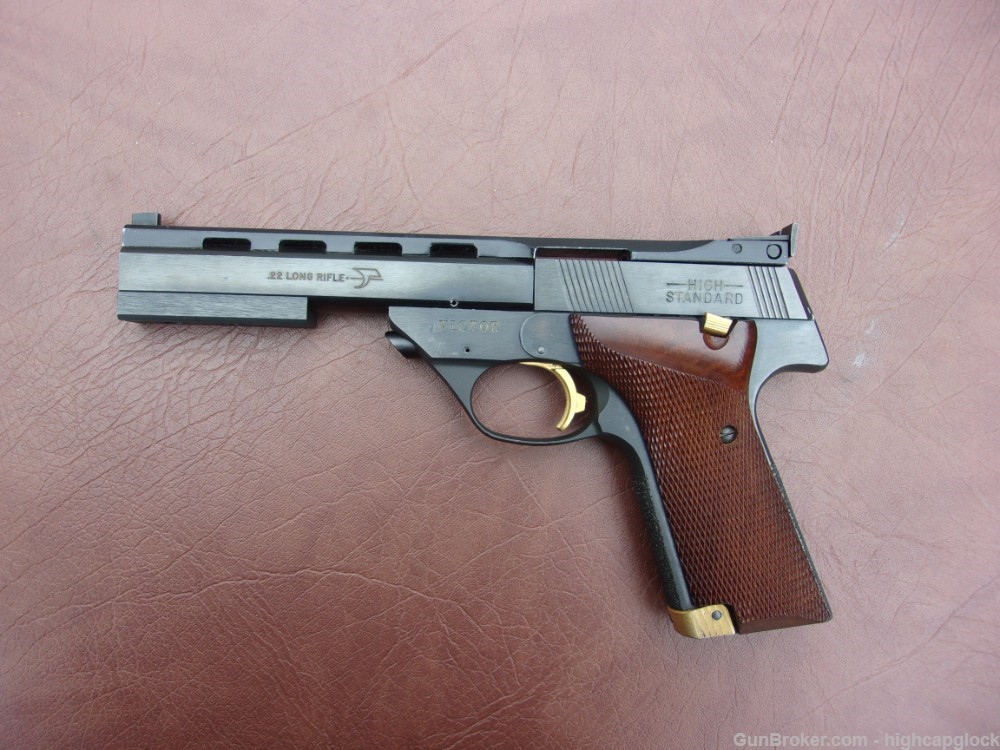 High Standard Victor 5.5" .22lr Target Pistol E. Hartford CT $1START-img-28