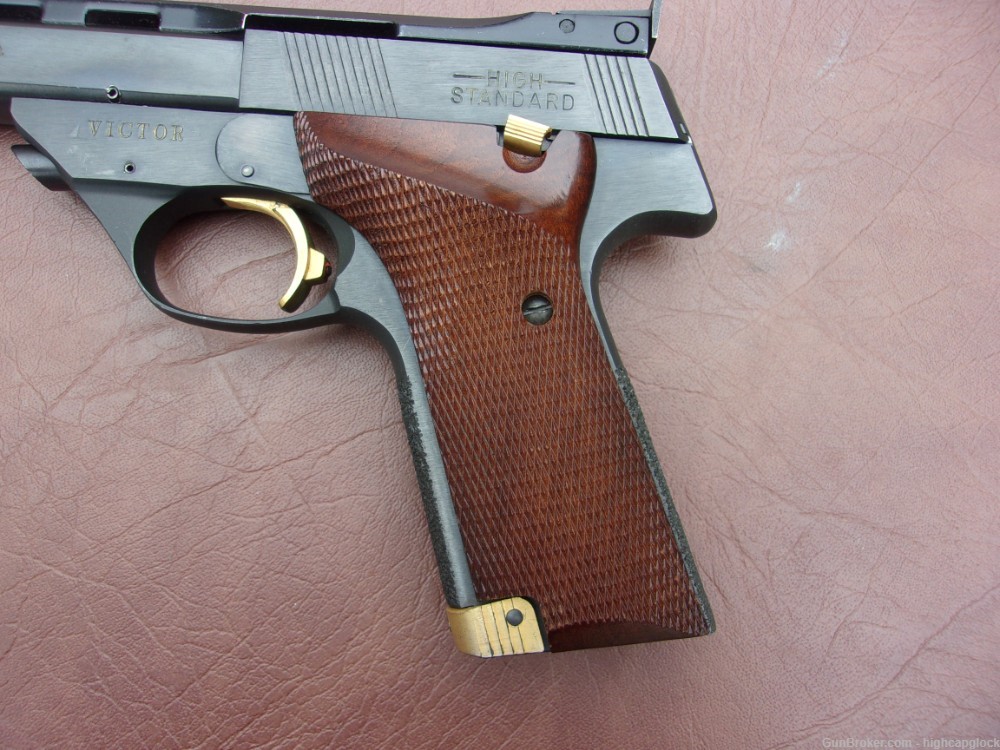 High Standard Victor 5.5" .22lr Target Pistol E. Hartford CT $1START-img-2