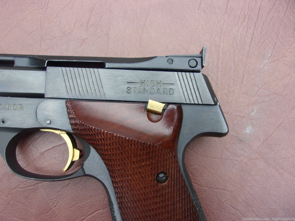 High Standard Victor 5.5" .22lr Target Pistol E. Hartford CT $1START-img-3