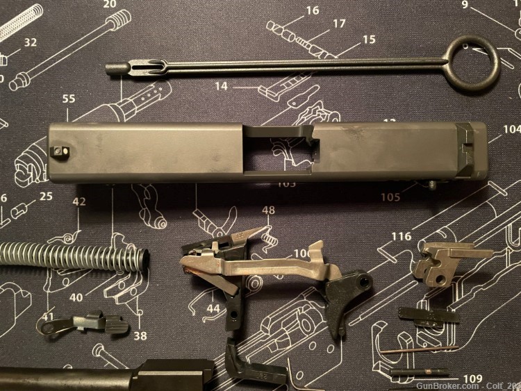 Glock 18 G18 9mm Machine Pistol Parts Kit with Barrel-img-5