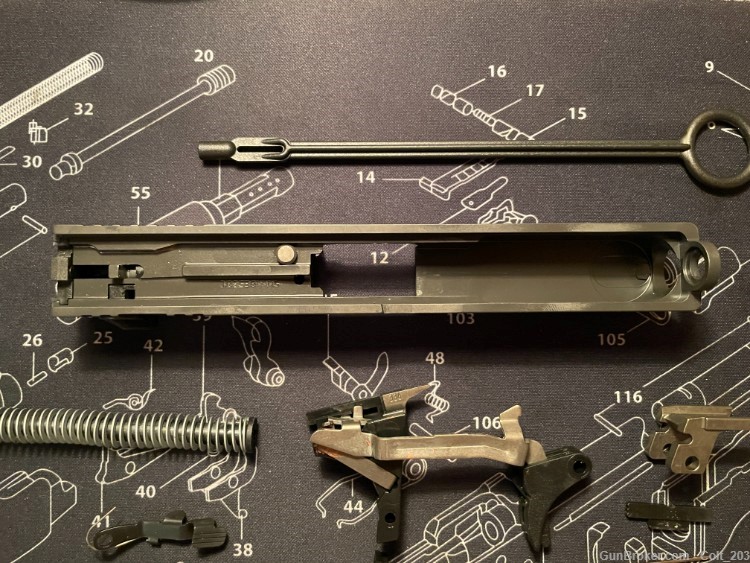 Glock 18 G18 9mm Machine Pistol Parts Kit with Barrel-img-6
