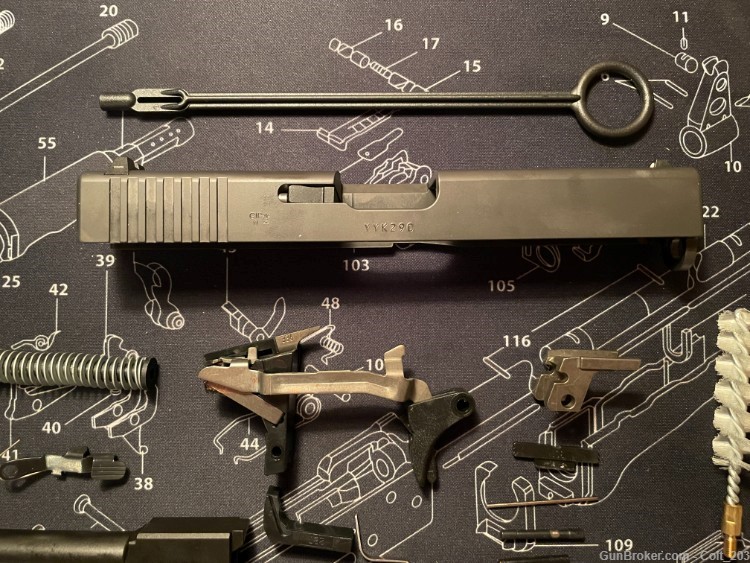 Glock 18 G18 9mm Machine Pistol Parts Kit with Barrel-img-4