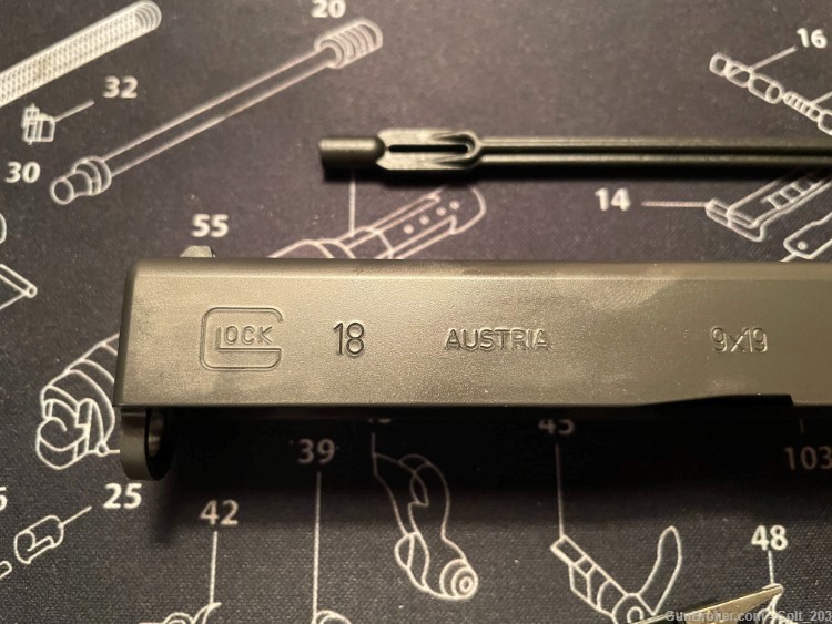 Glock 18 G18 9mm Machine Pistol Parts Kit with Barrel-img-2