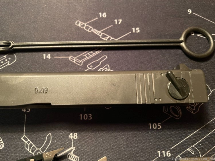 Glock 18 G18 9mm Machine Pistol Parts Kit with Barrel-img-3