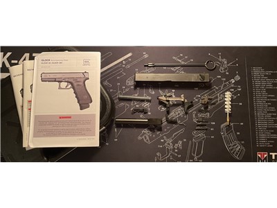 Glock 18 G18 9mm Machine Pistol Parts Kit with Barrel