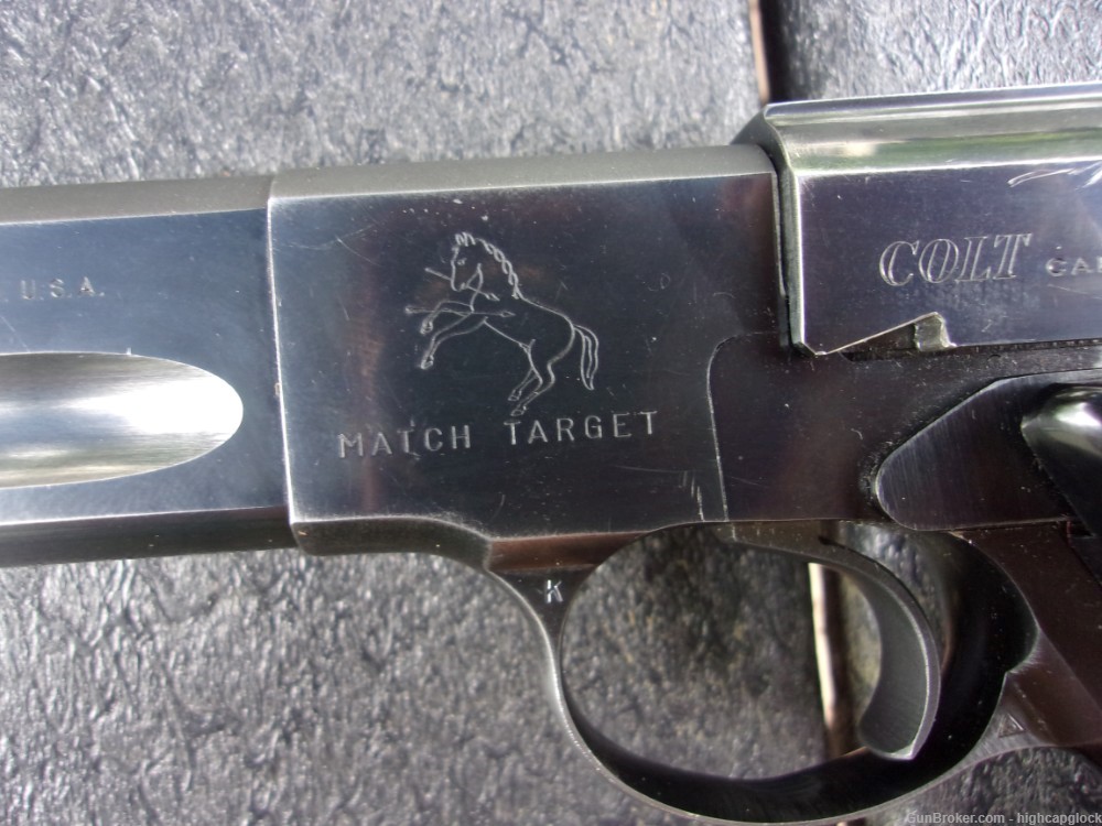 Colt Match Target .22lr 6" Pistol MUST SEE Gun Like Woodsman $1START-img-9