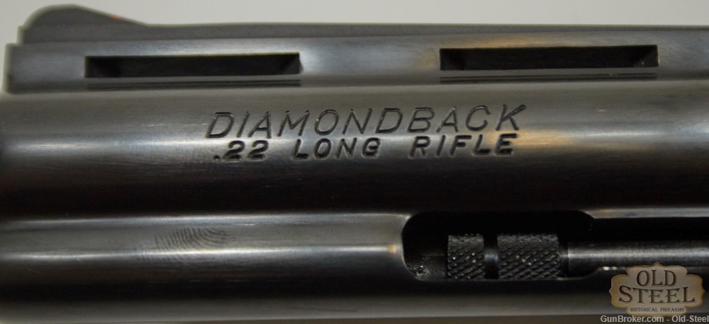 Colt Diamondback. .22 Cal  4 inch revolver-img-0