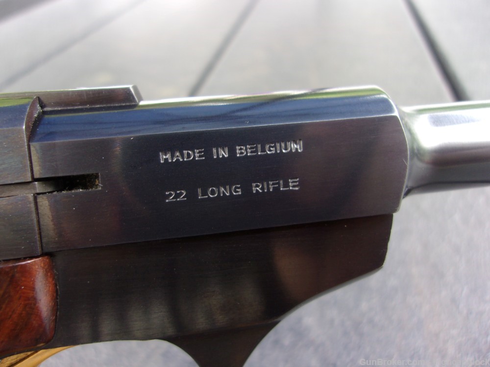 Browning Challenger .22lr 6.75" Pistol SUPER NICE Belgium Made $1START     -img-11