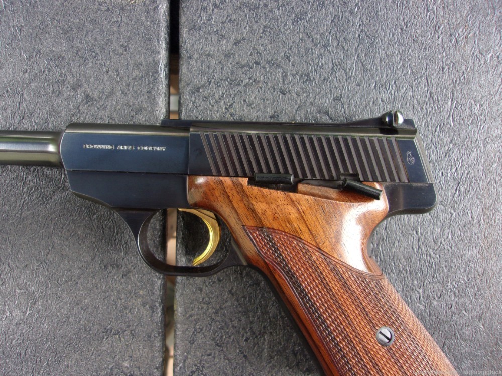 Browning Challenger .22lr 6.75" Pistol SUPER NICE Belgium Made $1START     -img-7