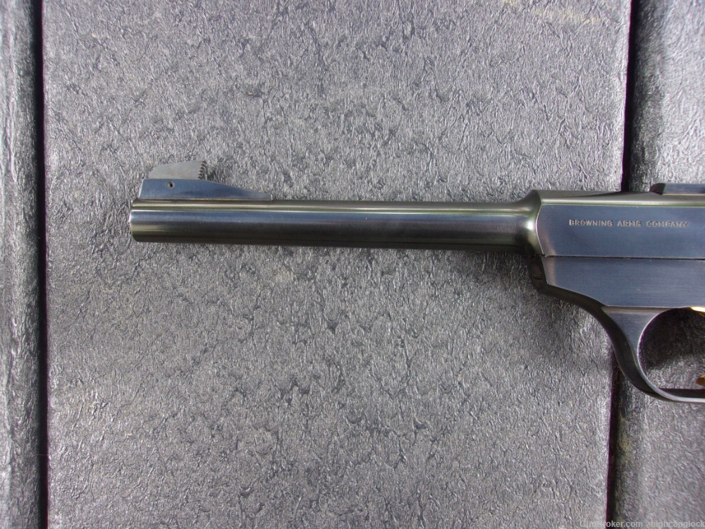 Browning Challenger .22lr 6.75" Pistol SUPER NICE Belgium Made $1START     -img-8