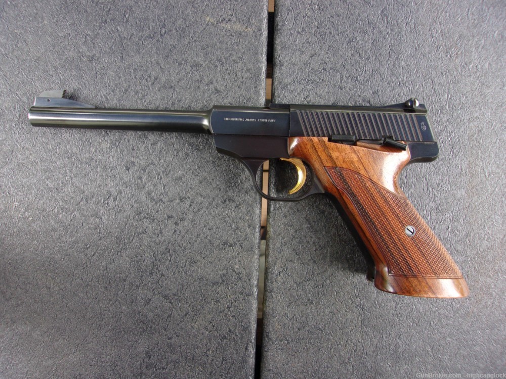 Browning Challenger .22lr 6.75" Pistol SUPER NICE Belgium Made $1START     -img-5