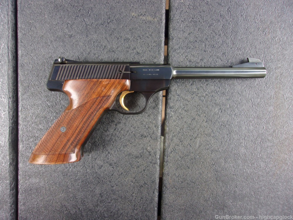 Browning Challenger .22lr 6.75" Pistol SUPER NICE Belgium Made $1START     -img-24