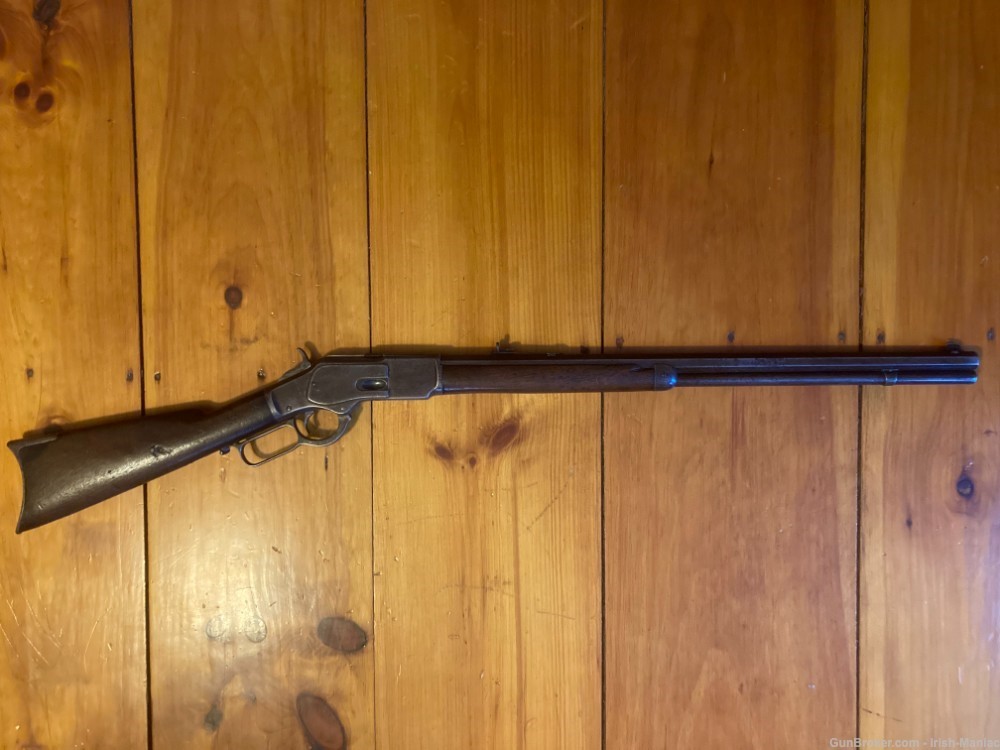 Antique Winchester 1873 44-40 Rifle 44 WCF-img-1