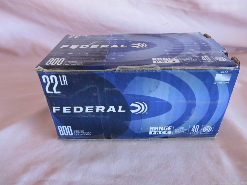 22 LONG RIFLE AMMO FEDERAL RANGE PACK 800rds-img-0
