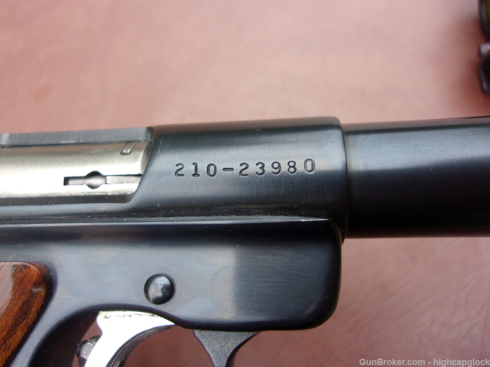 Ruger Mark II Government Target .22 Pistol w/ 7" Bull BRL & Red Dot $1START-img-11