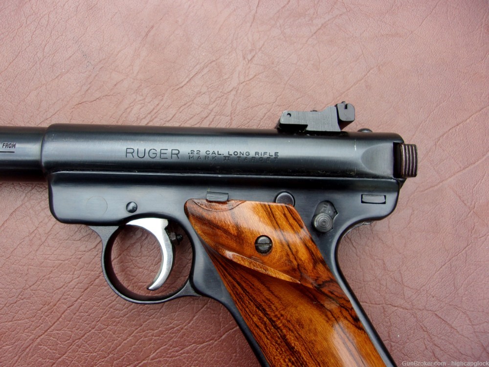 Ruger Mark II Government Target .22 Pistol w/ 7" Bull BRL & Red Dot $1START-img-4