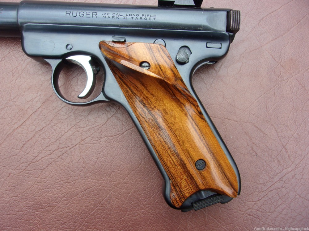 Ruger Mark II Government Target .22 Pistol w/ 7" Bull BRL & Red Dot $1START-img-3