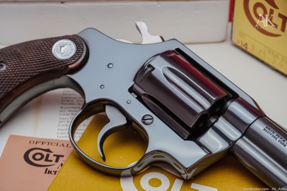 EXCELLENT 1977 Colt Detective Special 2" .38 Special Blue In Original Box!-img-5