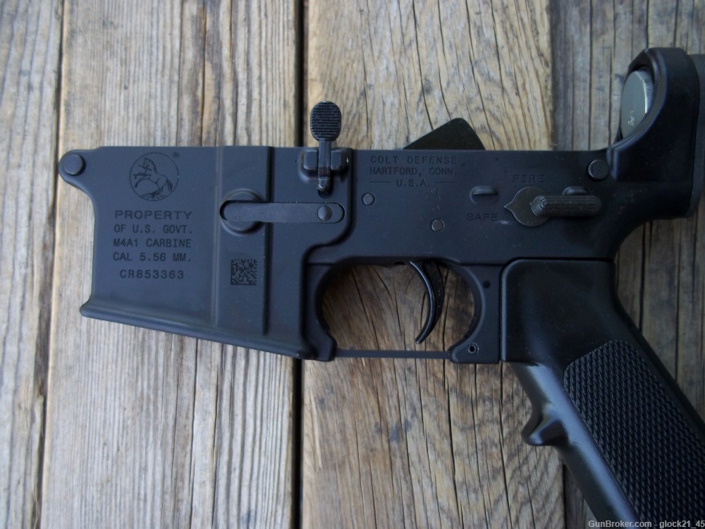 Colt M4A1 Socom LE6920 AR15 M4 US Property Marked Complete Lower Receiver-img-2