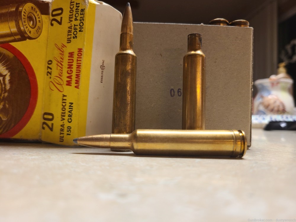 .270 WBY MAG bullets & casings-img-0
