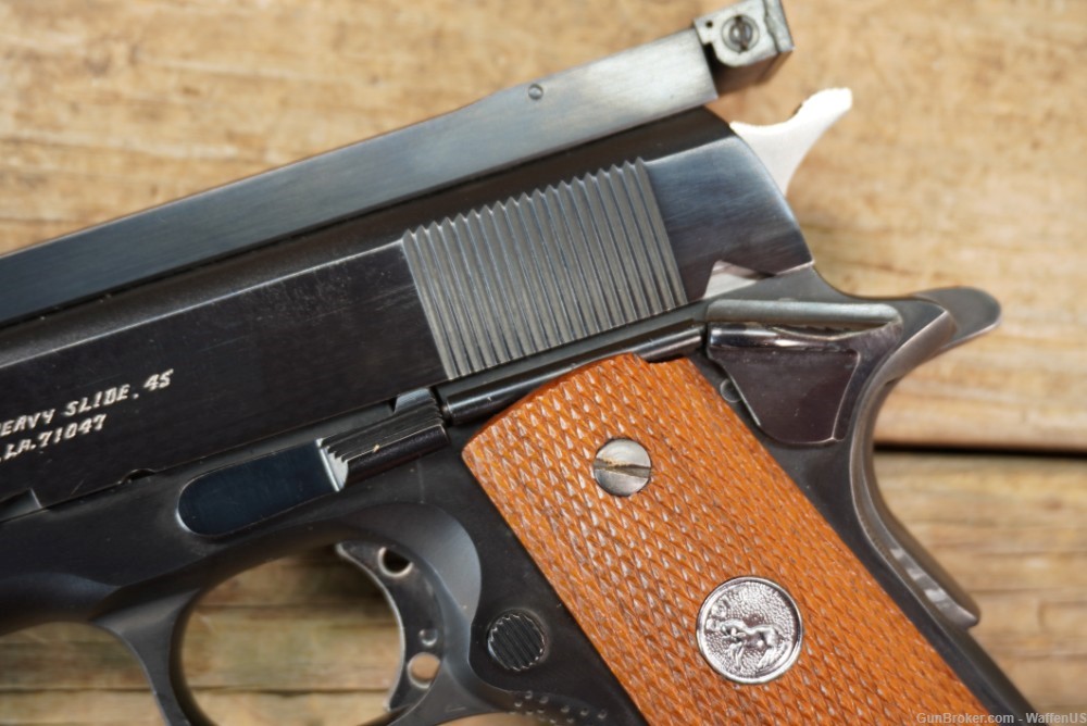 Clark Custom Colt Series 70 LONG SLIDE 1976 .45 target 1911 EXCELLENT 45-img-4