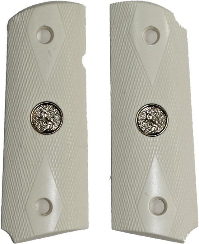 Colt 1911 Officers Model Ivory-Like Grips-img-0