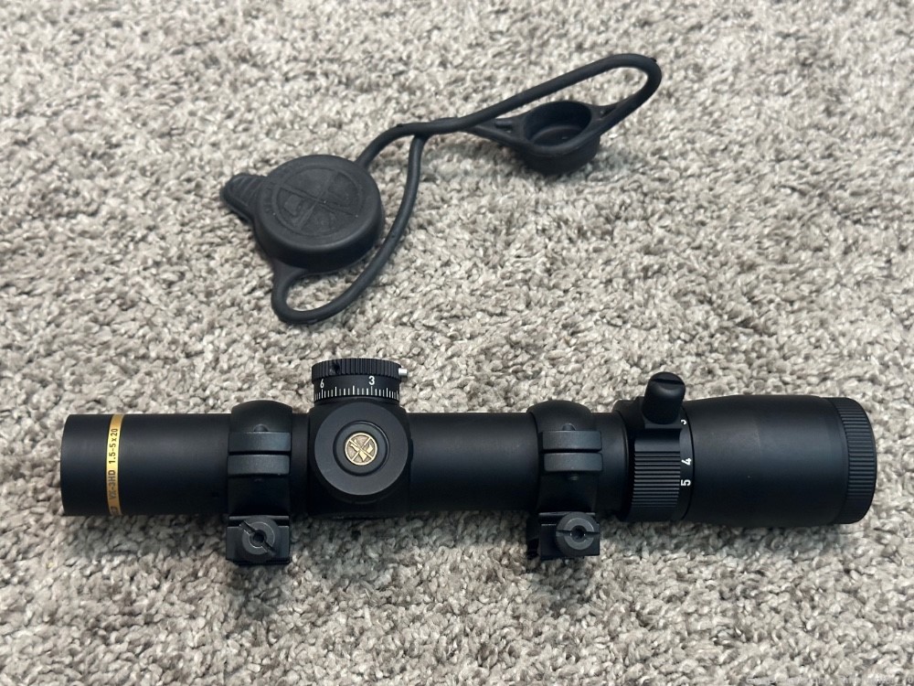 Leupold VX-3HD 1.5-5x20 riflescope rare 30mm tube illuminated firedot CDS -img-0