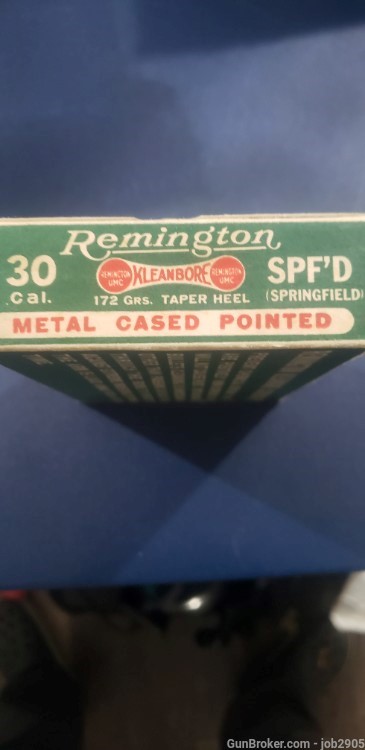 .30 Springfield Kleanbore vintage ammo-img-1