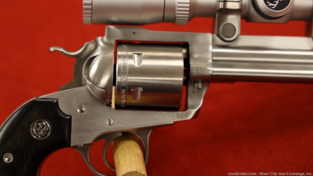 Ruger New Model Super Blackhawk Bisley Hunter 7.5" 41 Rem Mag Revolver-img-3