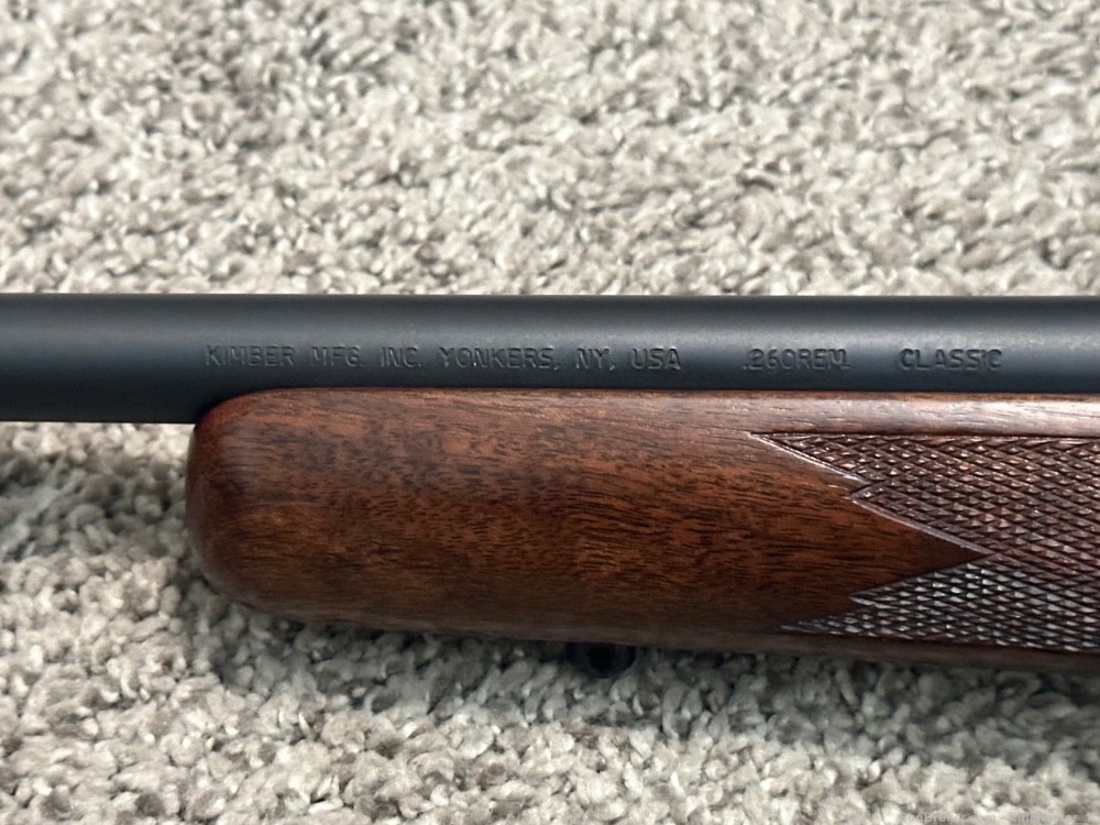 Kimber 84M Classic 260 rem ultra rare 22” brl A+ wood collector -img-8