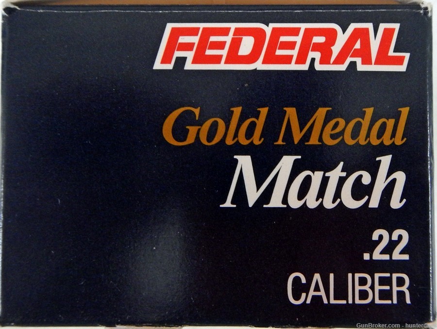 Federal Gold Medal Match 22 cal. ammo 500 rds. NEW, Old Stock.-img-0