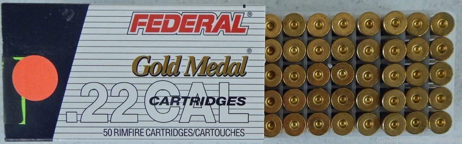 Federal Gold Medal Match 22 cal. ammo 500 rds. NEW, Old Stock.-img-3