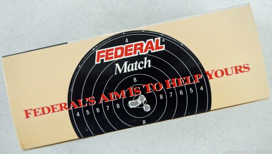 Federal Gold Medal Match 22 cal. ammo 500 rds. NEW, Old Stock.-img-1