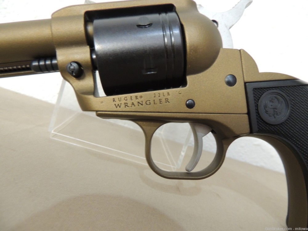 Ruger Wrangler .22LR Single Action 6 Shooter 4 5/8” Burnt Bronze Cerakote -img-3