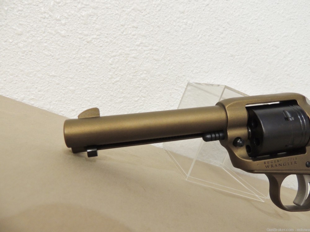 Ruger Wrangler .22LR Single Action 6 Shooter 4 5/8” Burnt Bronze Cerakote -img-4