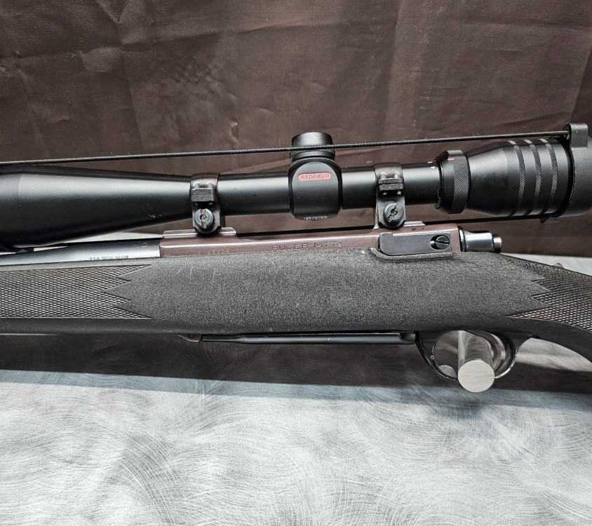 Ruger M77 .338WinMag Bolt Action Rifle W/Scope-img-2