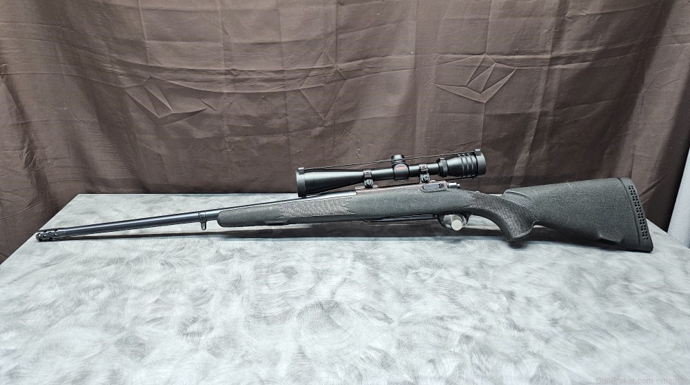 Ruger M77 .338WinMag Bolt Action Rifle W/Scope-img-0