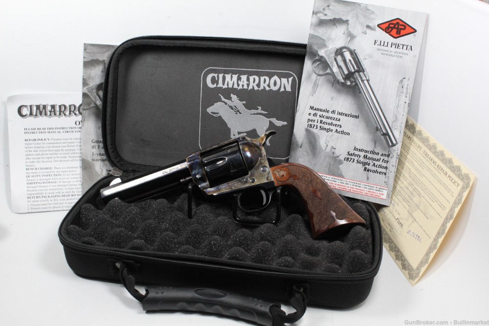 Pietta Cimarron Eliminator 8 .357 Magnum Single Action Army Short Stroke-img-1