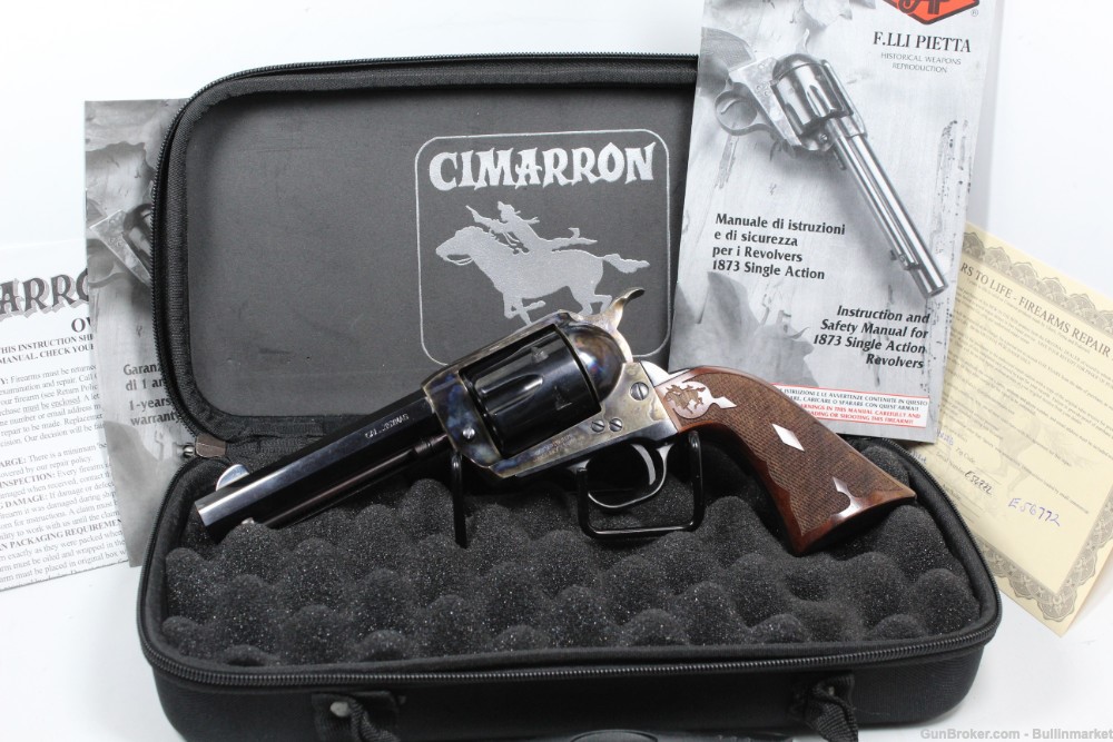 Pietta Cimarron Eliminator 8 .357 Magnum Single Action Army Short Stroke-img-0