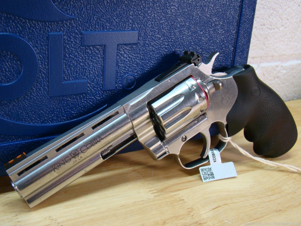 Colt King Cobra .22LR Revolver 4.25" SS Stainless 10rd 22 Baby Snake 4" New-img-2